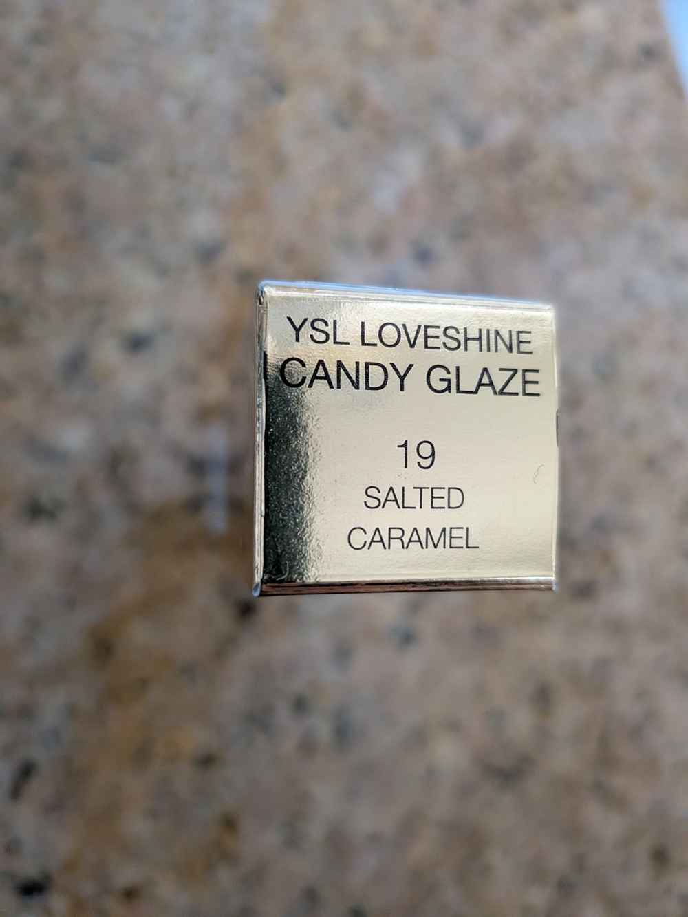 Yves Saint Laurent YSL Loveshine Candy Glaze 19 Salted Caramel - Gold Packaging